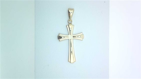 Pendant Sommer Sacro in Yellow Gold CROCE S O/C 2.00 G BIS - CROCE S O/C 2.00 G BIS